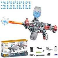 M4 16 Electric Splatter Gel Ball Blaster With 30000 Water Beads For Outdoor Activities Shooting Team Game Toys Gun For Boys Kids