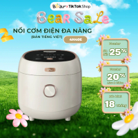 [LIVE] Nồi Cơm Điện Đa Năng Bear RC-4H40E (DFB-C40K6), Dung Tích 4L,Công Suất 800W, Hỗ Trợ Nấu Cơm, 