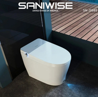 【 麗室衛浴】美國 SANIWISE SN-DQ80 全自動智能馬桶 (旗艦版) A-137-1