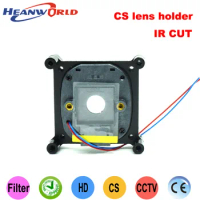 Heanworld good quality IR cut filter IR-CUT for CCTV camera double filter dual filter IR CUT CS lens holder CS hole