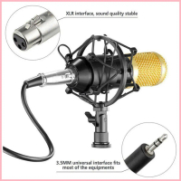 ไมค์คอนเดนเซอร์ Pro Bm800 พร้อม ขาตั้งไมค์โครโฟน อุปกรณ์เสริม และ ไมค์อัดเสียง (โช้คอัพโลหะ) คําแนะน