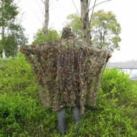 Cloak Hunting Clothes 3D Maple Leaf Bionic Ghillie Yowie Sniper Birdwatch Airsoft Camouflage Clothing