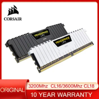 Corsair VENGEANCE LPX DDR4 RAM 8GB 16GB 32GB 3200MHz CL16 Intel XMP 2.0 3600MHz CL18 Computer Memory For esports work computer