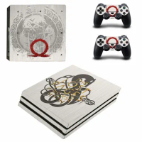 God of War PS4 Pro Stickers Play station 4 Skin Sticker Decal For PlayStation 4 PS4 Pro Console &amp; Controller Skins Vinyl