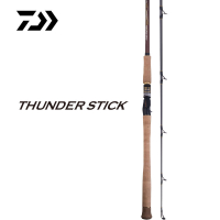 DAIWA達億瓦21新款THUNDER STICK Q雷強竿遠投槍柄黑魚高碳釣魚竿