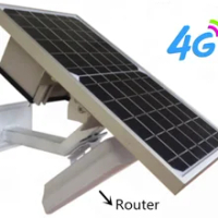New Wireless Wifi 4G Router with Solar Power SIM Card Slot Dual Sim Waterproof 4G Lte Router Wireless Router 4G
