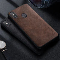 Premium Luxury leather Phone Case for Xiaomi Mi Max 3 Mix 3 2s A3 A2 Lite Retro Business Style Solid color cover funda