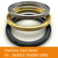 SKX007 Bezel, Stainless Steel, Pineapple Pattern, Seiko SKX007 SKX009 SPRD Series Men's Diving Wrist Watch