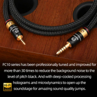 ERUMPENT HiFi 4.4mm to 2.5mm Audio Cable Hi-end Dual Shielding Gold Plated 4.4 Jack to 2.5 Jack for SONY ZX300A WM1Z/A