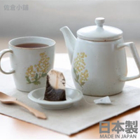 日本製 波佐見燒 黃花白陶茶壺 盤子 馬克杯 餐盤 茶杯 麵盤 圓盤 茶器 茶具 餐具 廚房用品 日本製
