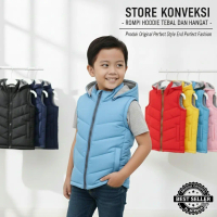 Jaket BB Rompi Anak Rompi Tebal Dakron Hangat Bahan 100% Parasut Premium Fashion Size Kualitas Premi