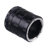 Metal Macro Extension Tube Ring Adapters Set For Canon EF DSLR SLR Camera Lens 50D 40D 30D 600D 7D Canon Rebel T1i XTi XS