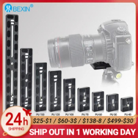 BEXIN Universal Aluminum Alloy Quick Release Plate Tripod Mount Adapter with 1/4 Screw for Benro Arca Swiss Ball Head and Camera