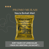 Kopi LIONG BULAN TANPA Gula 8 GR (Isi 30 Sachet)