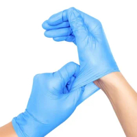 Disposable Gloves Nitrile Rubber Thickened Black PVC Beauty Composite Ding Qing Latex Food Ding Qing Gloves