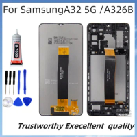 6.5'' Original For Samsung A32 5G A326 Display lcd for Samsung A32 5G SM-A326B lcd Touch screen For Samsung Galaxy A32 5G LCD