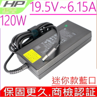 HP 120W 充電器(迷你)惠普 19.5V, 6.15A- E0K97UA,17-j092nr,HSTNN-LA25,HSTNN-CA25,HSTNN-DA25