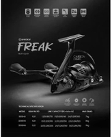 Reel Iroly Freak 2026 6+1 BB (Free 1 Single Handle) 2000HG