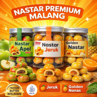 NASTAR VIRAL SPESIAL MALANG | Nastar Apel Jeruk Golden Nanas Premium Lumer Kue Kering Kuker
