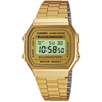 CASIO卡西歐 復古金色電子錶(A168WG)