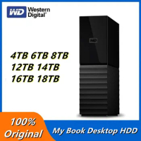 WD My Book Desktop HDD 4TB 6TB 8TB 12TB 14TB 16TB 18TB External HDD With USB 3.0/256-bit AES Hardware Encryption Western Digital