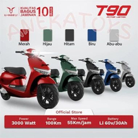 Motor Listrik uwinfly T90 Lithium 60V30Ah dengan MP 3000 Watt 100 Km