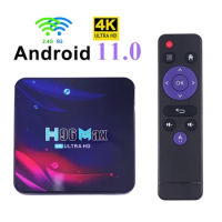 2022 Original H96 Max V11 4K HD 2.4G 5G Wifi BT4.0 Receiver Media Player HDR USB 3.0 4GB 32GB 64GB Smart Android 11 TV Box