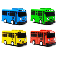 Cartoon TAYO Bus Kids Toys Mini Pull Back Car Korean Anime Model Bus Toy Play Vehicles Educational Toys for Children Boys Gifts