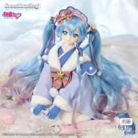 Volks Dd Dollfie Dream Snow Hatsune Miku [dongli] Set Snow Miku Special Project Bjd Clothing Anime Figure Model Collectable Doll