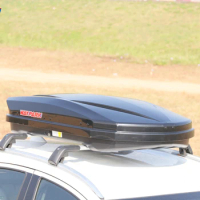 Roof box for outdoor driving