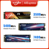 Walram ssd ps5 M2 NVMe SSD 2tb 1 tb 512gb PCIE4 M.2 2280 Imternal Solid State Drive Hard Disk for desktop PS5 1TB SSD NVME M2