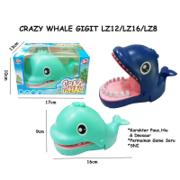 Mainan Anak Gigit Jari Whale Ikan Paus - Mainan Prank Gigit Jari Paus