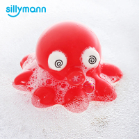 【sillymann】100%鉑金矽膠小章魚洗澡玩具