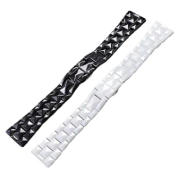 uhgbsd CeramiC Watch Strap For TicWatch GTH 2 Pro 3 Ultra LTE GPS Watchband 2021 GTX 2020 Band