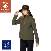 【Wildland 荒野 女 彈性防風超潑機能輕量外套《常春藤綠》】0A92911/防風外套/連帽外套