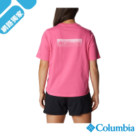 Columbia哥倫比亞 女款-North Cascades 短袖上衣-粉紅 UAR35450PK