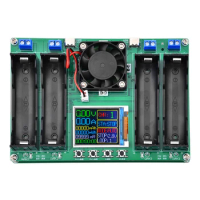 4 Channel Dual Type-C Lithium Battery Capacity Tester Module MAh MWh Digital Battery Power Detector Module 18650 Battery Tester
