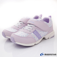 日本月星Moonstar機能童鞋3E甜心女孩競速系列LV11559紫(中大童)
