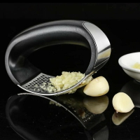 【日本代購】不鏽鋼蒜壓碎機手動蒜末切蒜器切蒜工具水果蔬菜工具廚房配件小工具