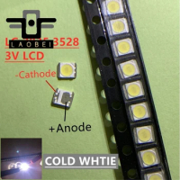 50PCS FOR LG 2835 led Repair 32 LCD TV 55-inch LED backlight beads 3V 1W 3528 2835 cool white light bead