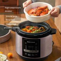 Pressure Cooker Household 6L Large Capacity Double Gallbladder Rice Cooker Automatic Multifunctional Electric Pressure Cooker