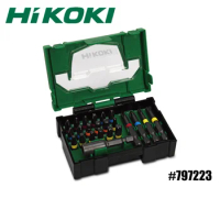 HIKOKI Slotted Phillips Spline Bit (23PCS) Screwdriver Ratchet Bit Set for 797223
