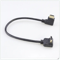 Set-top Box Computer HDMI HD Cable 4K Computer TV Connection Cable PS490 ° 90-degree Right Angle Sid