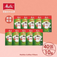 【德國Melitta美樂家】1x2咖啡濾紙 (40張/10盒)