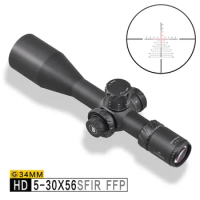 Discovery Optics Hunting Scope HD 5-30x56 SFIR SLT FFP IR-MIL Tactical Long Range Shooting 34mm Tube