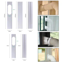 Portable Air Conditioner Window Vent Kit, Adjustable Window Slide Kit Plate for Exhaust Hose Air Conditioner Accessories