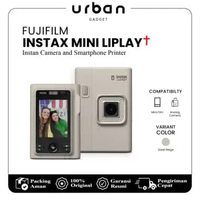 FUJIFILM Instax Mini LiPlay+ Hybrid Instant Camera MINI LiPlay Plus - Resmi Sand Beige