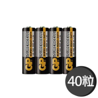 40粒裝【超霸GP】超級環保3號AA  4號AAA碳鋅電池(1.5V電池)
