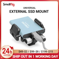 SmallRig SSD Mount Universal Holder for External SSD like for Samsung T5 SSD , for Angelbird SSD2go PKT , Glyph Atom SSD 2343