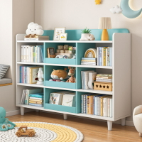 書架 書櫃 書桌 書架落地置物架客廳學生簡易閱讀架家用儲物玩具收納架矮書櫃